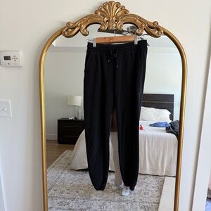 Divided black sweats